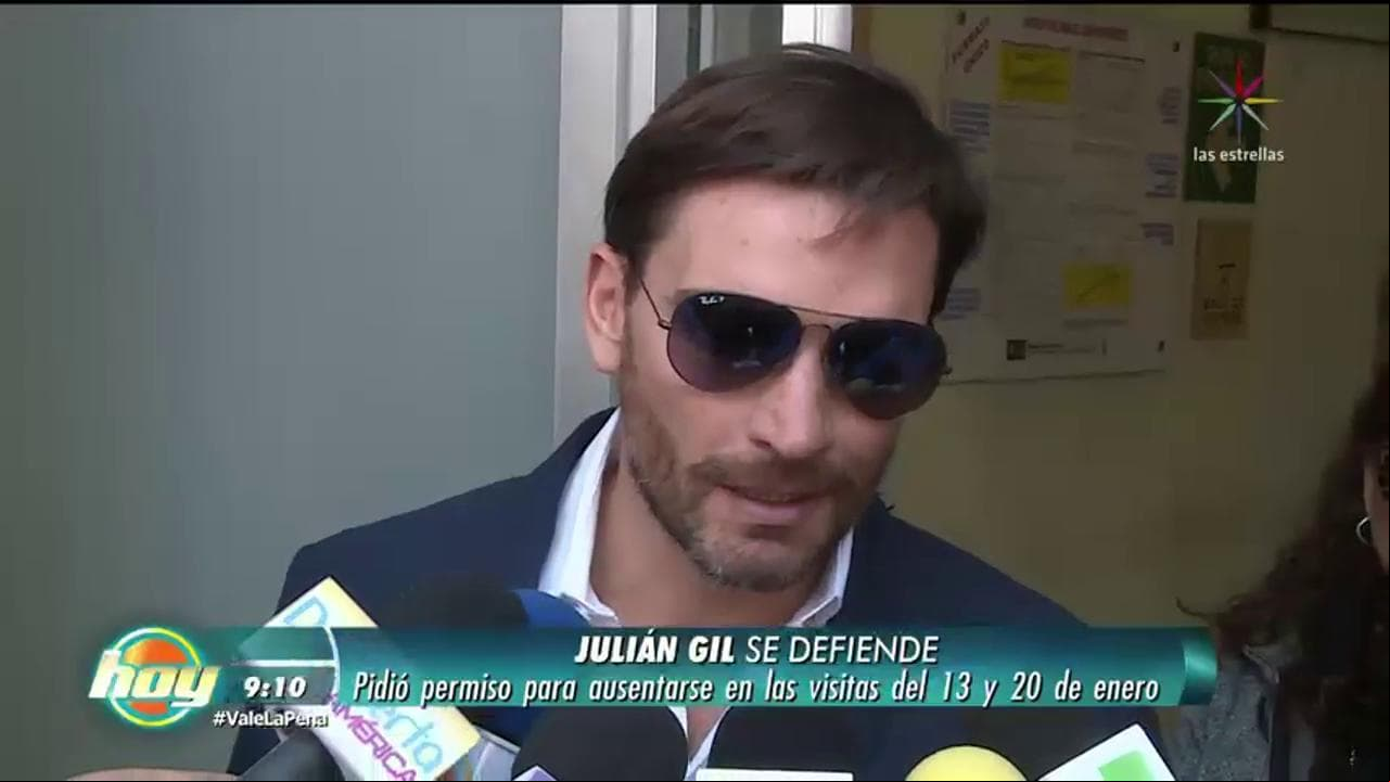 Una vez más... ¡Julián Gil se defiende!