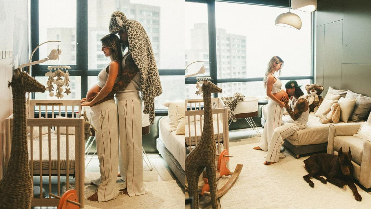 Horas antes de reportarse el nacimiento de la bebé de Maluma, el cantante dio a conocer estas fotos junto a su pareja Susana Gómez.