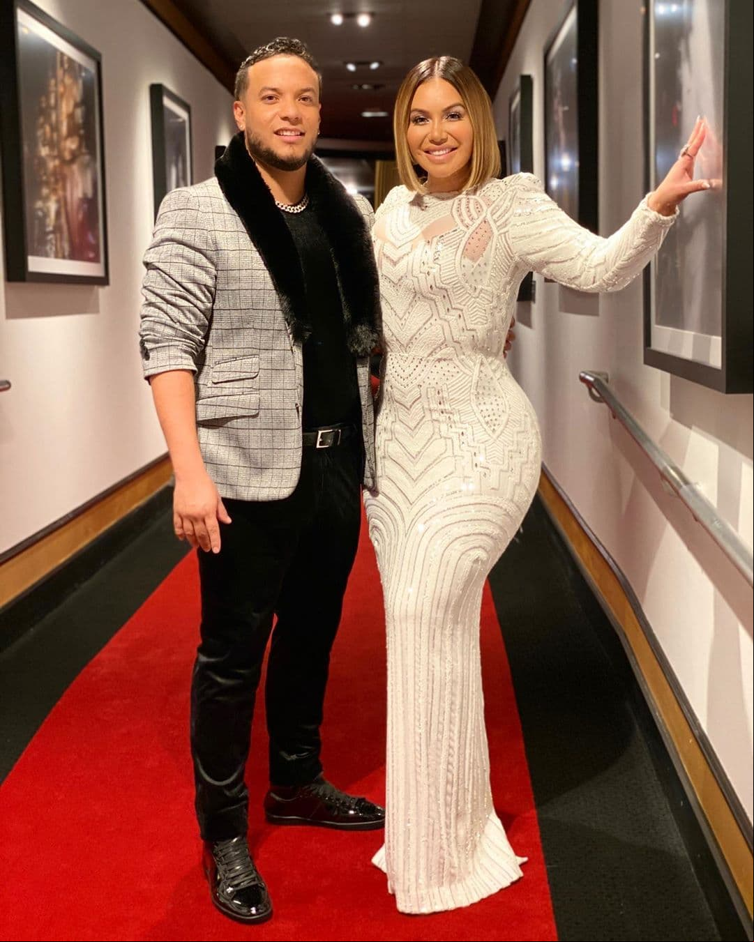 Chiquis Rivera y Lorenzo Méndez en los AMAs 2019