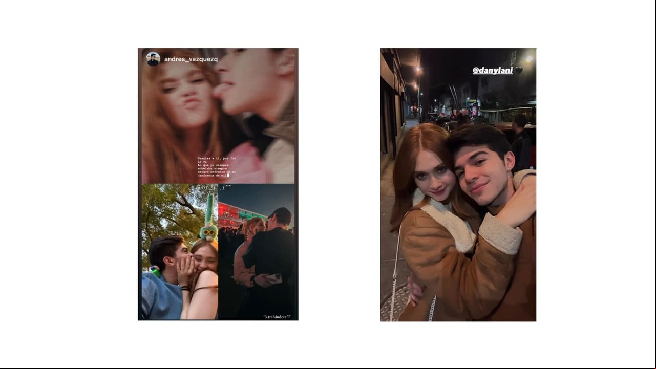 Daniela y Andrés hicieron público su noviazgo en diciembre de 2023.