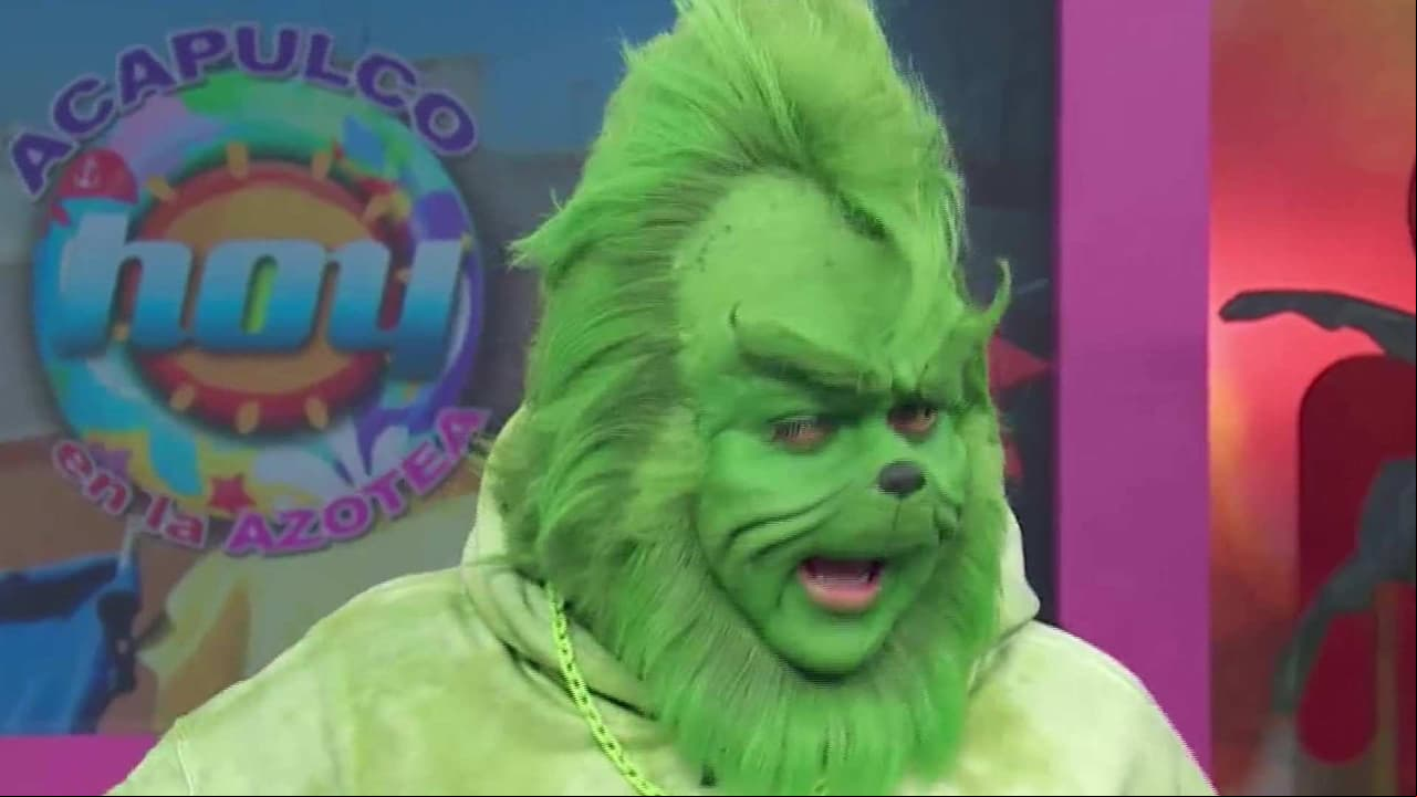 ‘El Grinch’ se equivocó de estación e hizo acto de presencia en el foro de ‘Hoy’