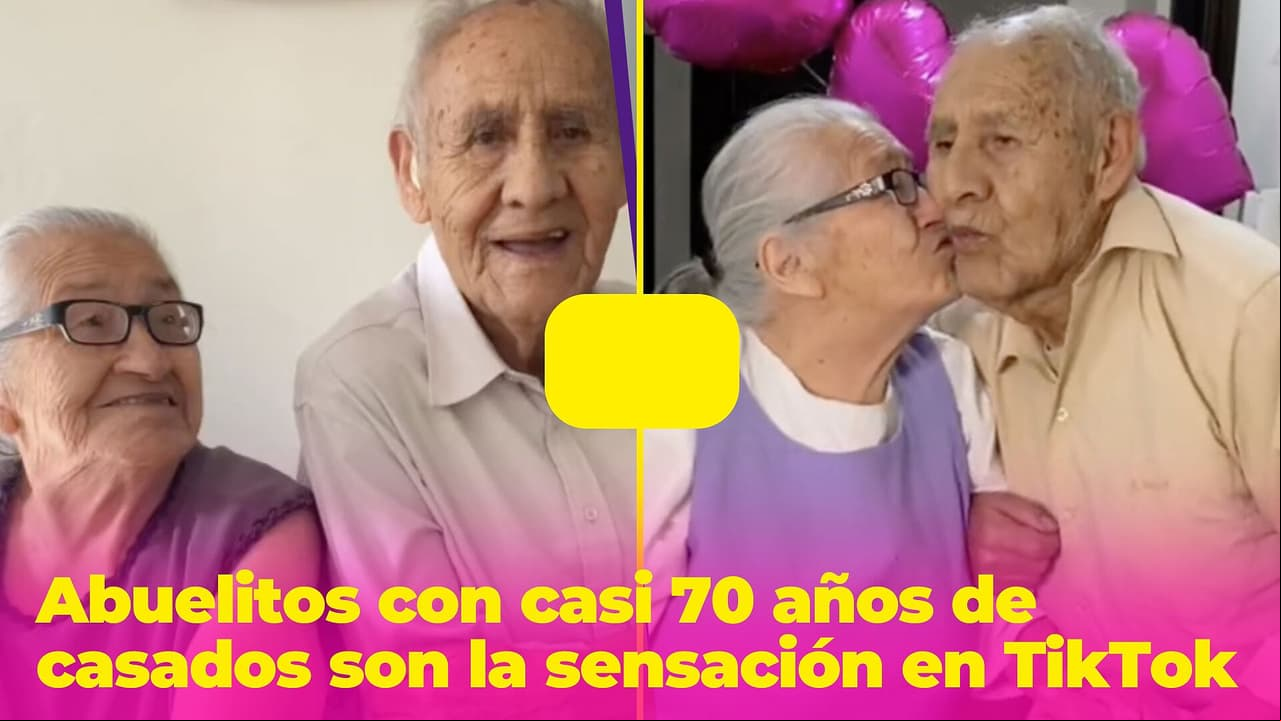 Abuelitos con casi 70 años de casados son la sensación en TikTok: son como Ellie y Carl de 'Up'